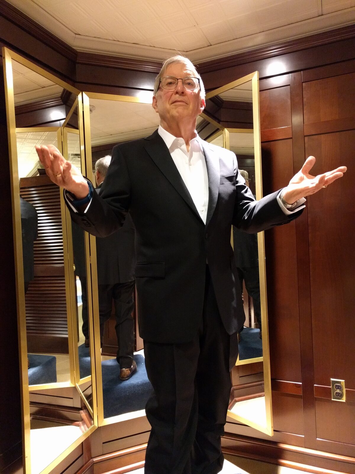 Jim in a suit
